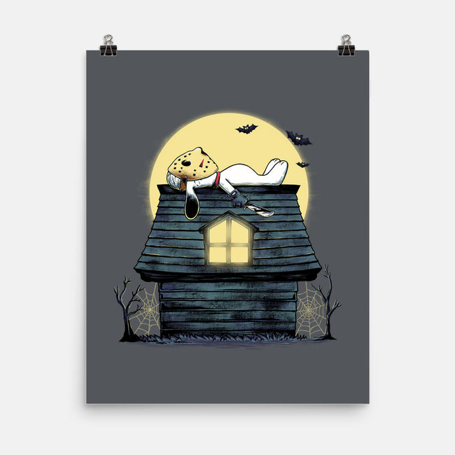 The Haunted Dog House-None-Matte-Poster-alfbocreative