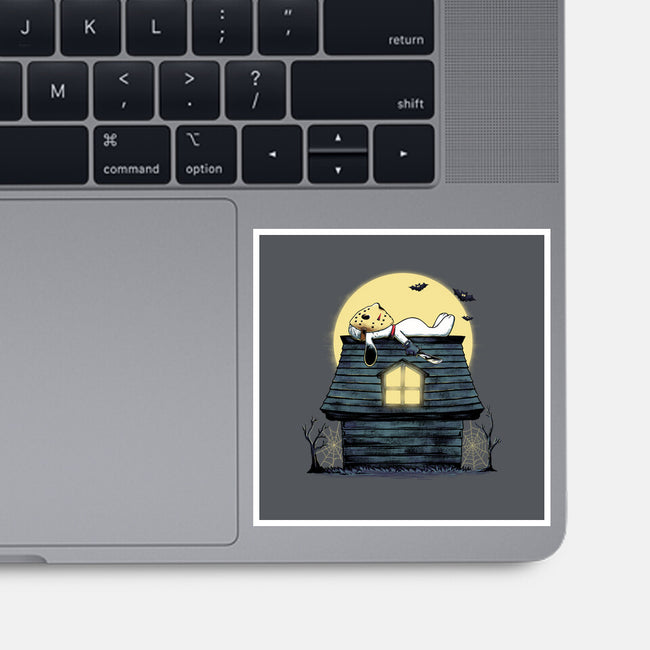 The Haunted Dog House-None-Glossy-Sticker-alfbocreative