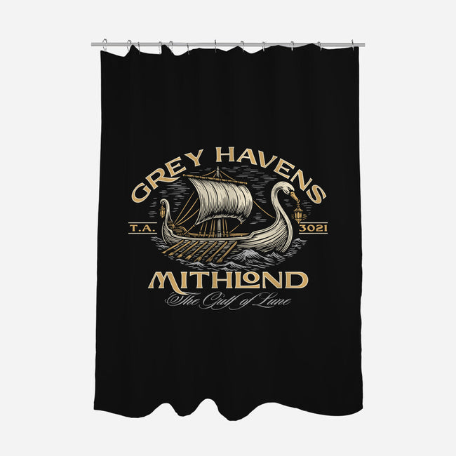 Grey Havens-None-Polyester-Shower Curtain-Wheels