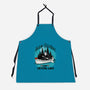 Holiday Greeting Crystal Lake-Unisex-Kitchen-Apron-palmstreet