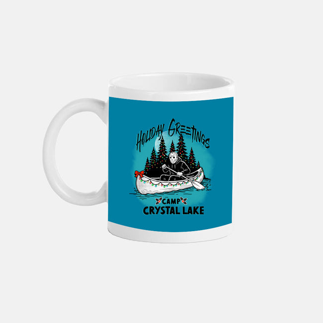 Holiday Greeting Crystal Lake-None-Mug-Drinkware-palmstreet