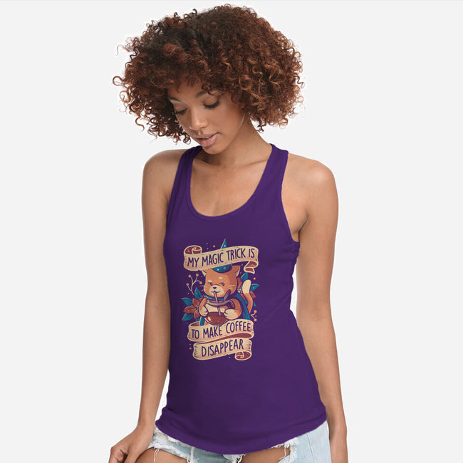 Magic Trick Cat-Womens-Racerback-Tank-eduely
