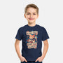 Magic Trick Cat-Youth-Basic-Tee-eduely