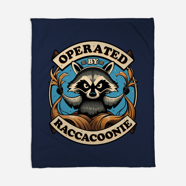 Raccoon Supremacy-None-Fleece-Blanket-Snouleaf