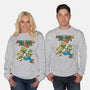 Fungi Explosion Runaway-Unisex-Crew Neck-Sweatshirt-tobefonseca