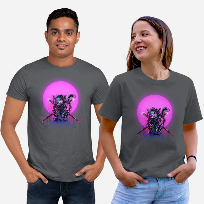 Cybercat-Unisex-Basic-Tee-fanfabio