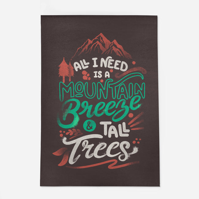 Mountain Breeze And Tall Trees-None-Outdoor-Rug-tobefonseca