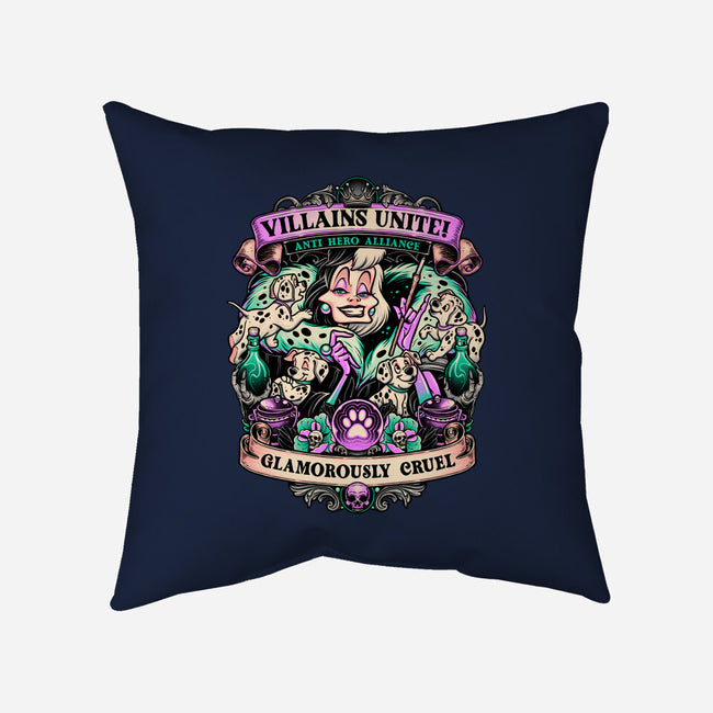 Glamorously Cruel-None-Removable Cover-Throw Pillow-momma_gorilla
