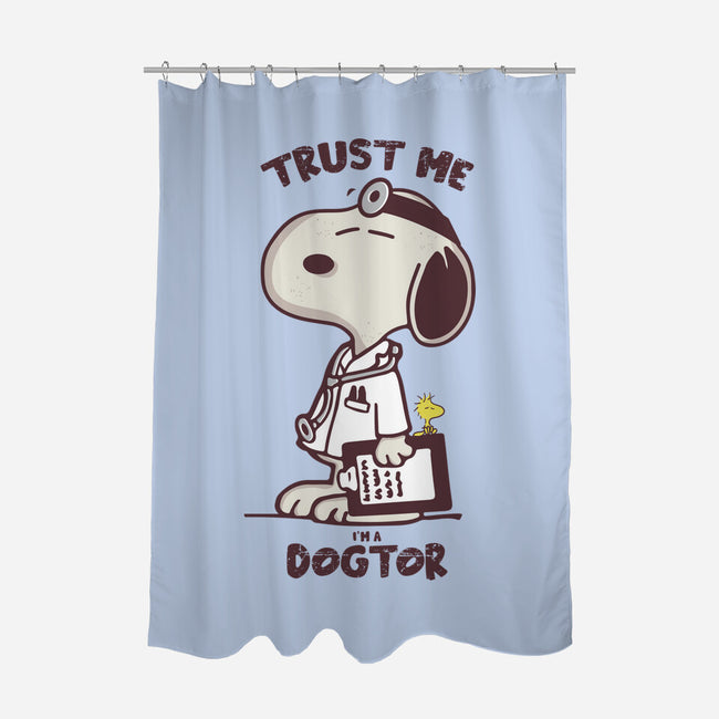 I'm A Dogtor-None-Polyester-Shower Curtain-turborat14