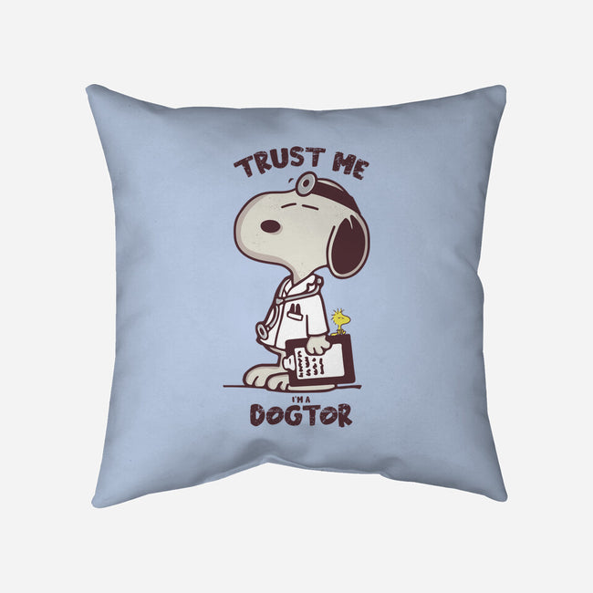 I'm A Dogtor-None-Removable Cover-Throw Pillow-turborat14