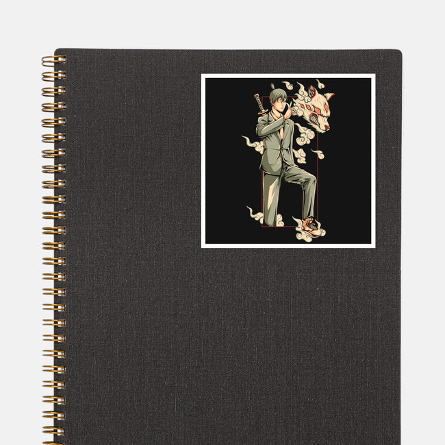 Summon Fox Devil-None-Glossy-Sticker-ilustraziz