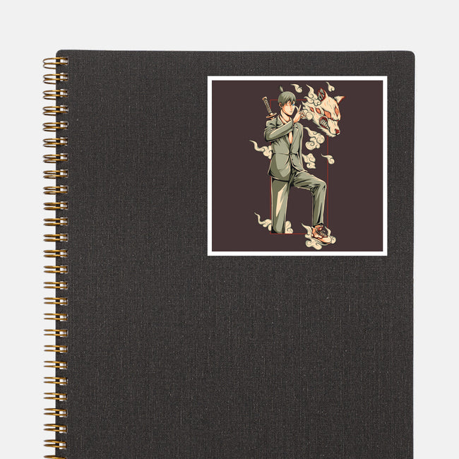 Summon Fox Devil-None-Glossy-Sticker-ilustraziz