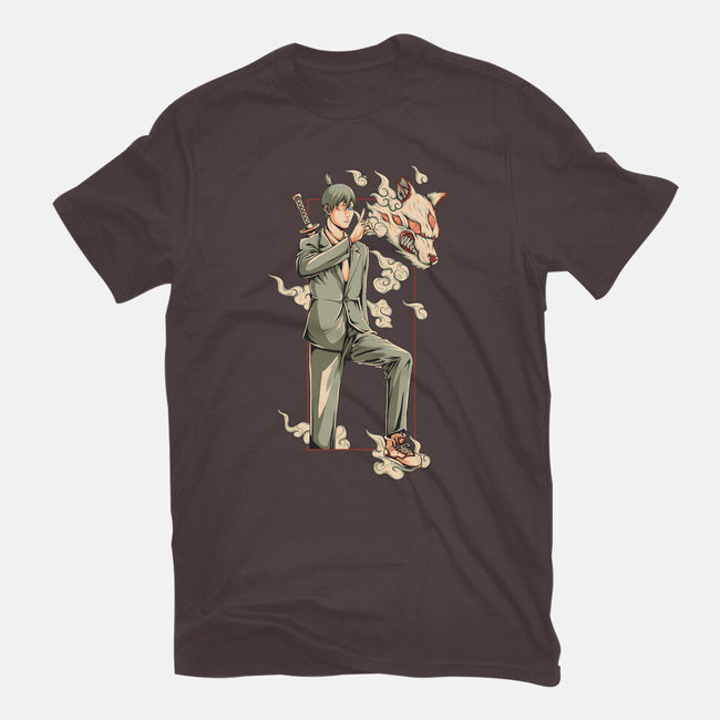 Summon Fox Devil-Womens-Basic-Tee-ilustraziz