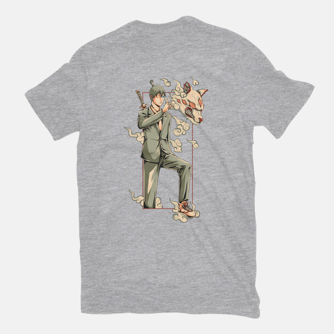 Summon Fox Devil-Unisex-Basic-Tee-ilustraziz
