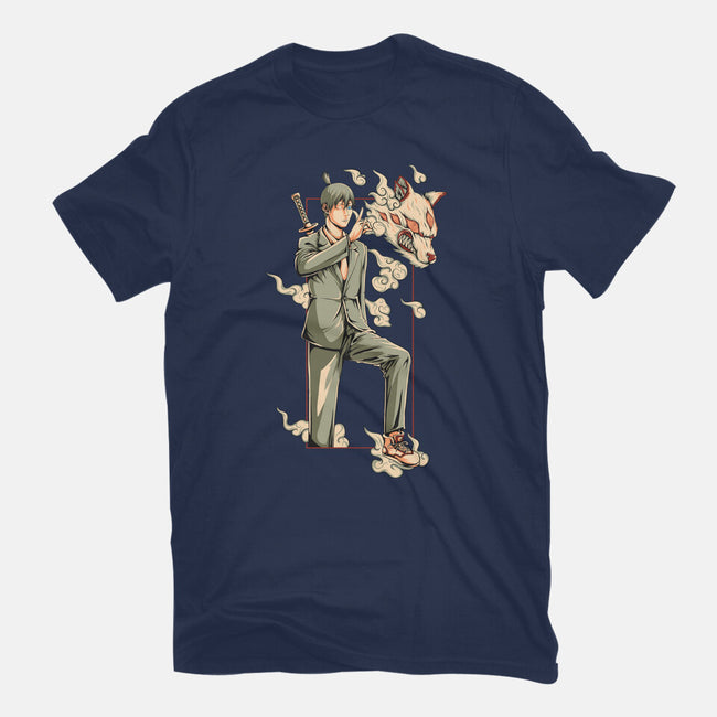 Summon Fox Devil-Unisex-Basic-Tee-ilustraziz