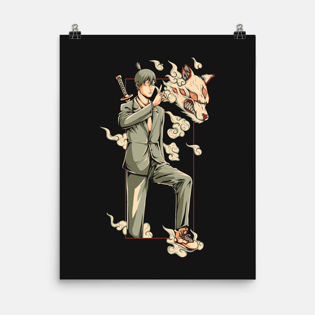 Summon Fox Devil-None-Matte-Poster-ilustraziz