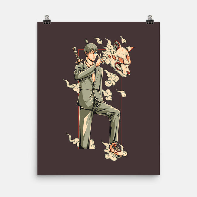 Summon Fox Devil-None-Matte-Poster-ilustraziz