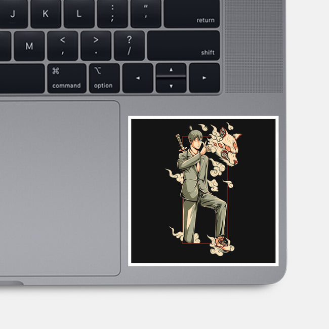 Summon Fox Devil-None-Glossy-Sticker-ilustraziz