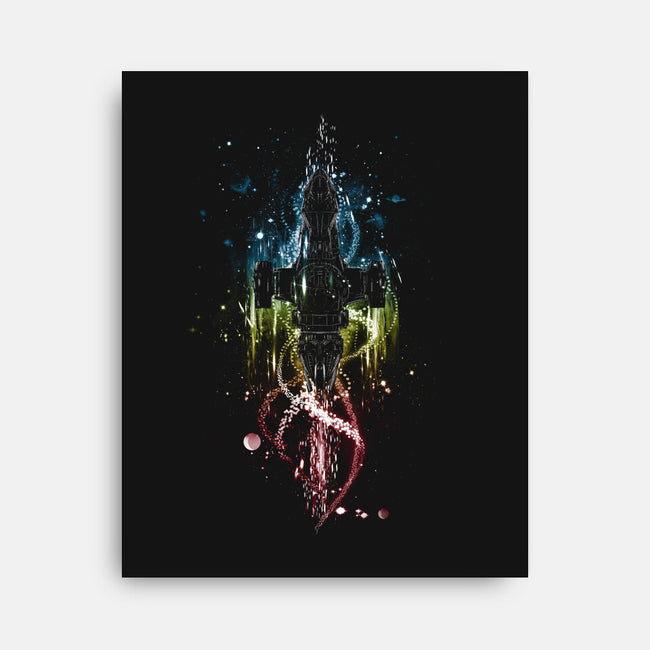 Serenity Space Ship-None-Stretched-Canvas-kharmazero