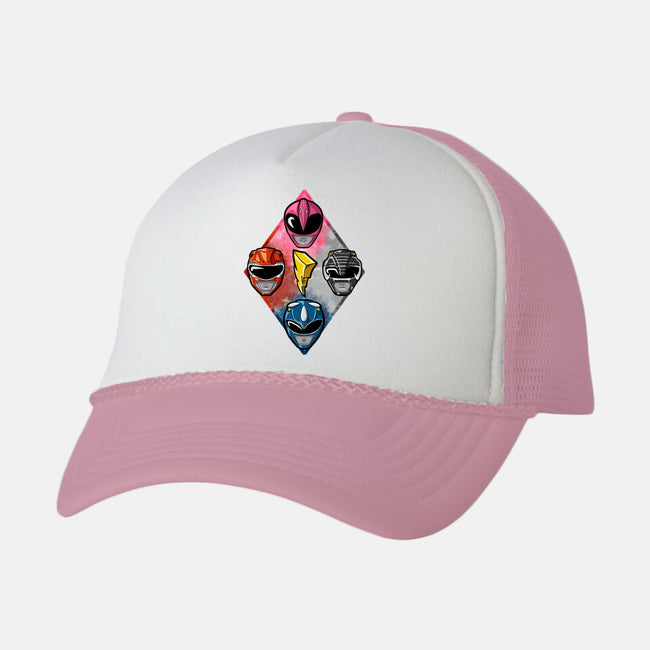 Helmet Of Justice-Unisex-Trucker-Hat-nickzzarto