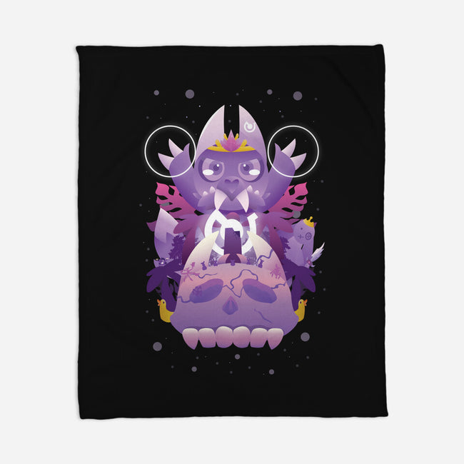 The King Of Demons-None-Fleece-Blanket-SwensonaDesigns