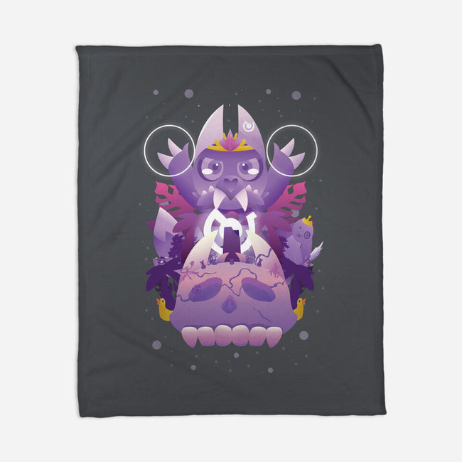 The King Of Demons-None-Fleece-Blanket-SwensonaDesigns