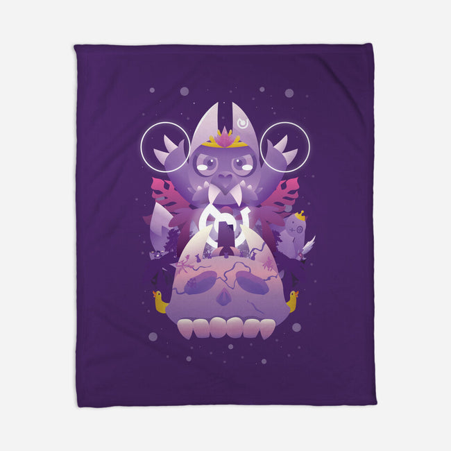 The King Of Demons-None-Fleece-Blanket-SwensonaDesigns