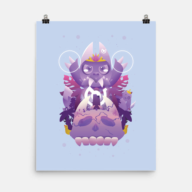 The King Of Demons-None-Matte-Poster-SwensonaDesigns