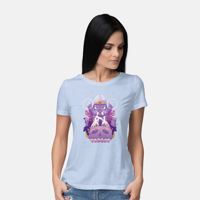 The King Of Demons-Womens-Basic-Tee-SwensonaDesigns