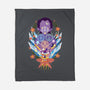 The Witch Of Glyphs-None-Fleece-Blanket-SwensonaDesigns