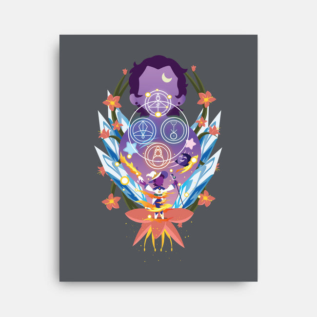 The Witch Of Glyphs-None-Stretched-Canvas-SwensonaDesigns