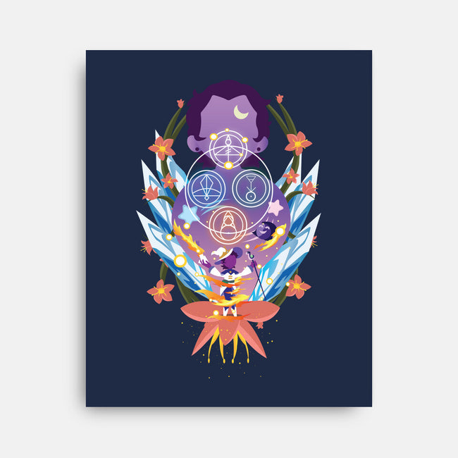 The Witch Of Glyphs-None-Stretched-Canvas-SwensonaDesigns