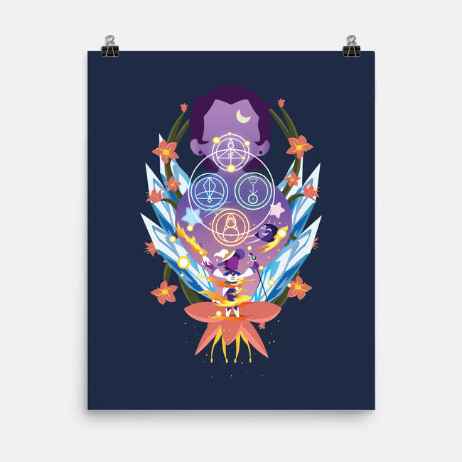 The Witch Of Glyphs-None-Matte-Poster-SwensonaDesigns