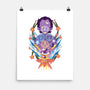 The Witch Of Glyphs-None-Matte-Poster-SwensonaDesigns