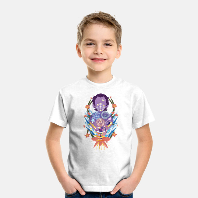 The Witch Of Glyphs-Youth-Basic-Tee-SwensonaDesigns