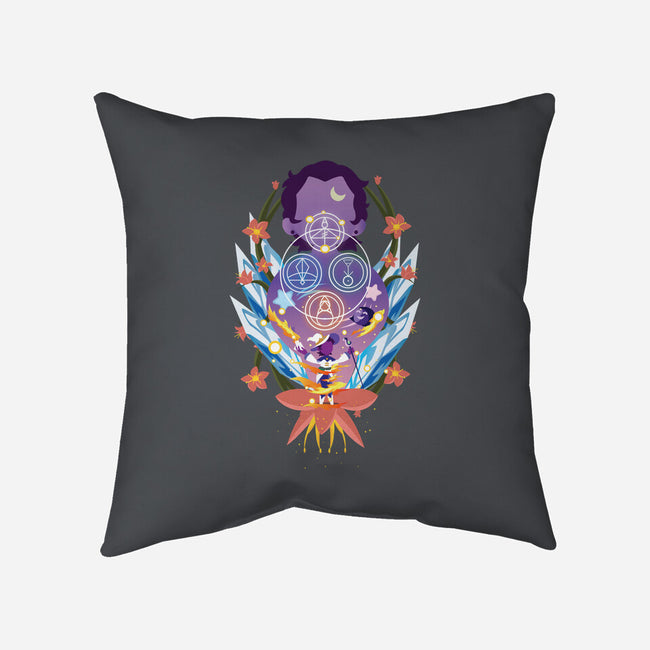 The Witch Of Glyphs-None-Removable Cover w Insert-Throw Pillow-SwensonaDesigns
