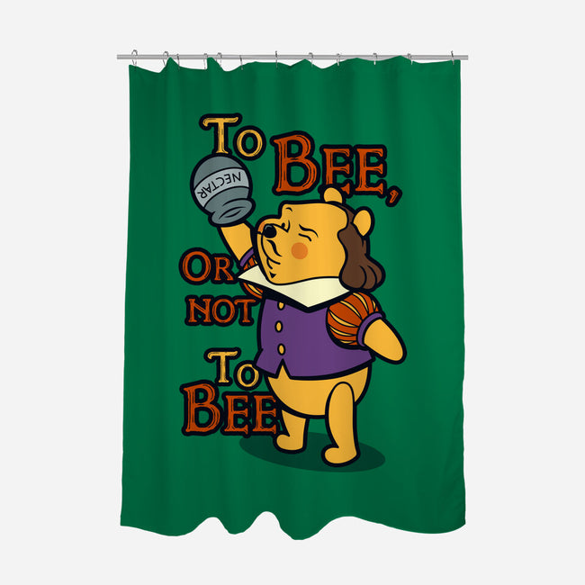 To Bee-None-Polyester-Shower Curtain-Boggs Nicolas
