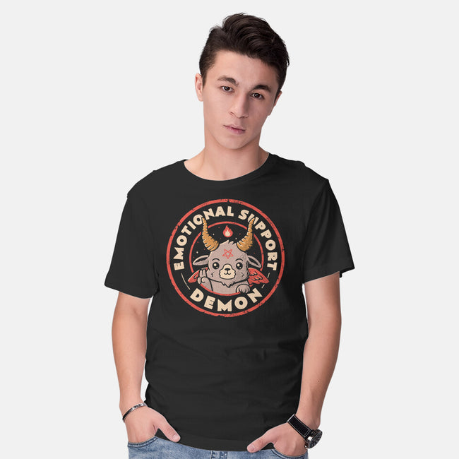 Emotional Support Demon-Mens-Basic-Tee-eduely
