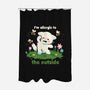 Allergic To The Outside-None-Polyester-Shower Curtain-TechraNova