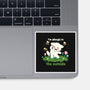 Allergic To The Outside-None-Glossy-Sticker-TechraNova