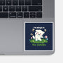 Allergic To The Outside-None-Glossy-Sticker-TechraNova