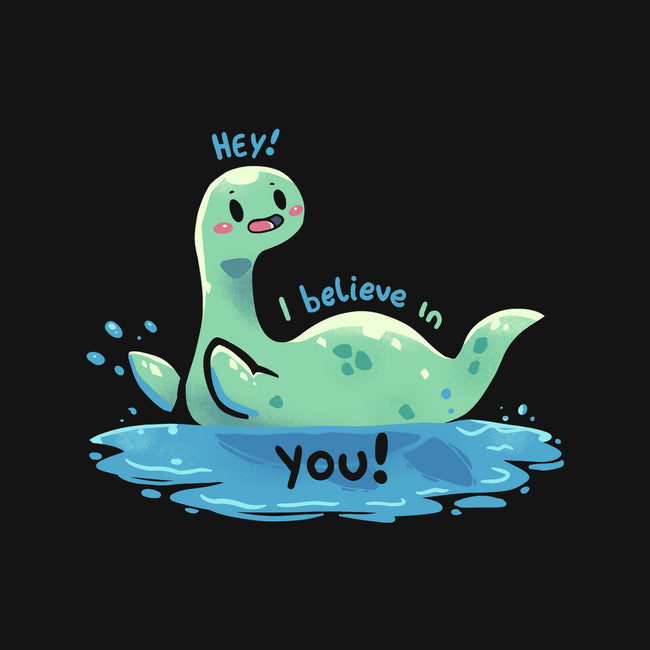 Nessie Believes In You-None-Removable Cover-Throw Pillow-TechraNova