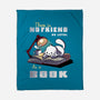 Loyal As A Book-None-Fleece-Blanket-fanfabio