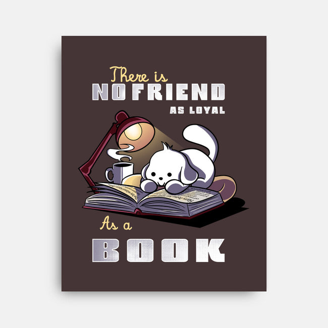 Loyal As A Book-None-Stretched-Canvas-fanfabio
