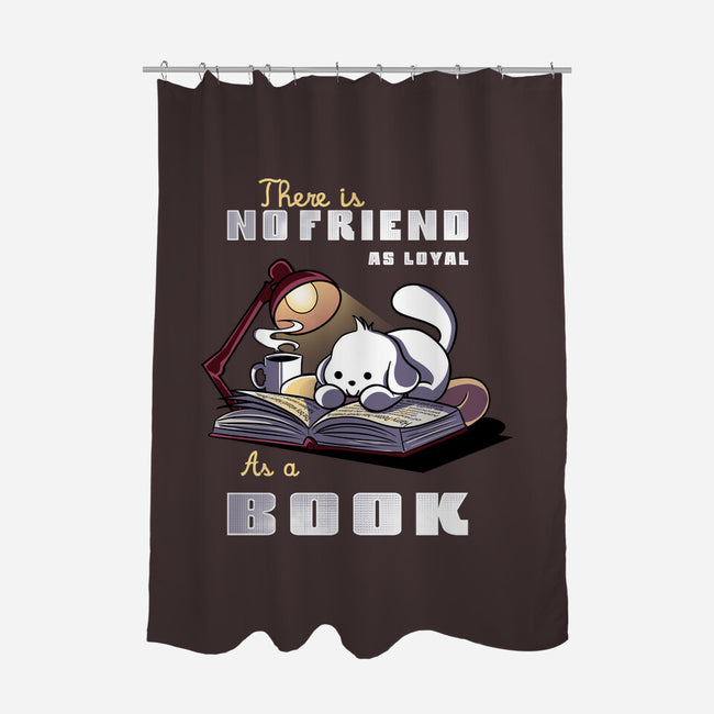 Loyal As A Book-None-Polyester-Shower Curtain-fanfabio