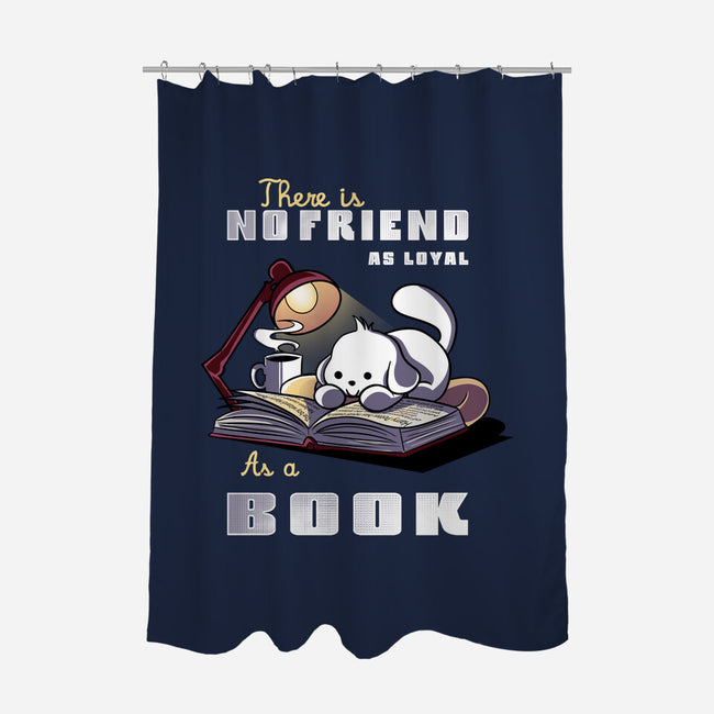 Loyal As A Book-None-Polyester-Shower Curtain-fanfabio