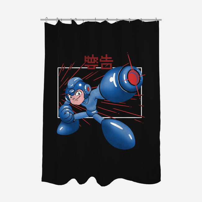 Mega Shooting-None-Polyester-Shower Curtain-estudiofitas