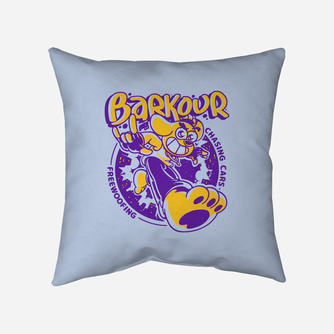 Parkour Dog-None-Removable Cover w Insert-Throw Pillow-estudiofitas