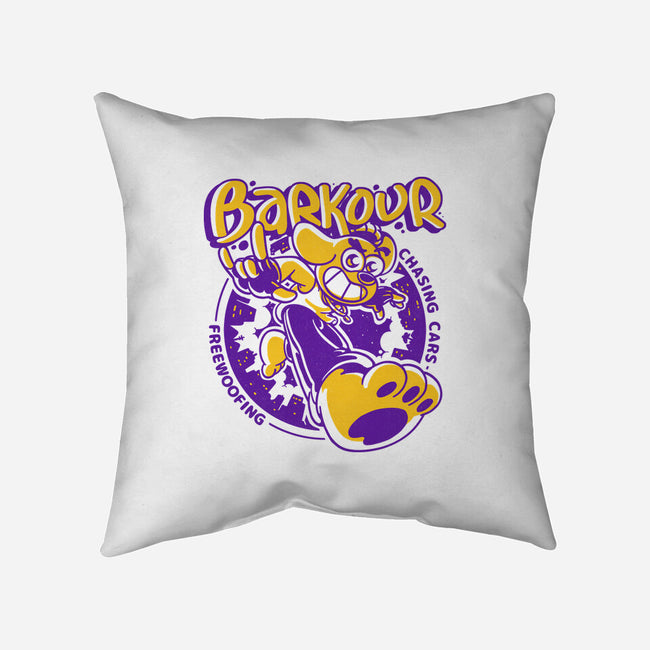 Parkour Dog-None-Removable Cover w Insert-Throw Pillow-estudiofitas