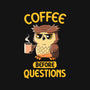 Coffee Before Questions-Cat-Basic-Pet Tank-koalastudio